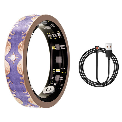 Enamel-colored smart ring bracelet