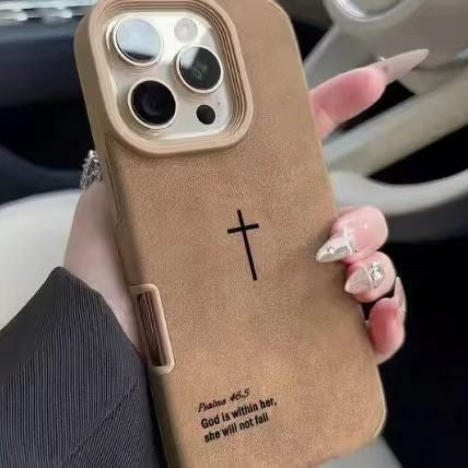 Simple Cross Apple Phone Case