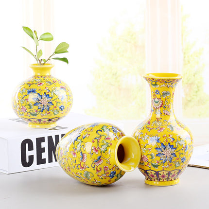 Hand-painted vase