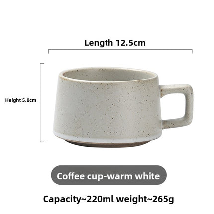 Ceramic coffee cup