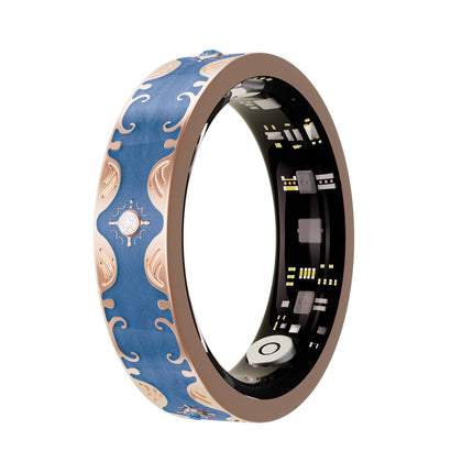 Enamel-colored smart ring bracelet