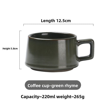 Ceramic coffee cup