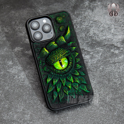 Embossed Dragon Design Phone Case