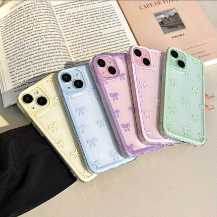 Full-screen bow-shaped phone case