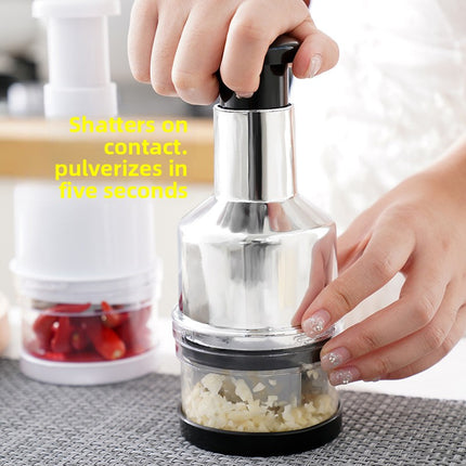 Stainless Steel Manual Garlic Press Kitchen Tool