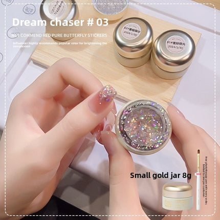 Fine Glitter Nail Polish Gel