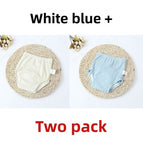 2 pack White + blue / 90cm (recommended 3-8kg )