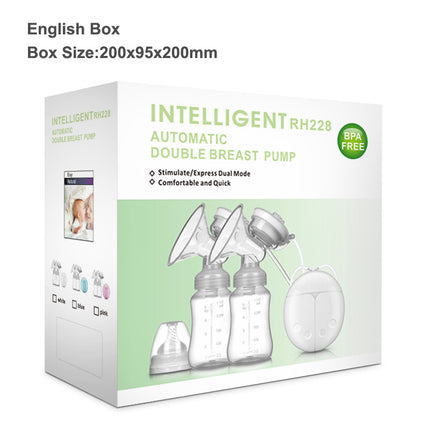 Double Electric Breast Pump with Silent Automatic Expression