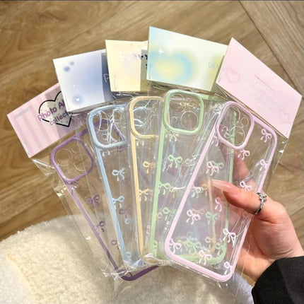 Full-screen bow-shaped phone case