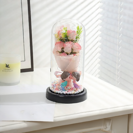 Bouquet soap flower night light