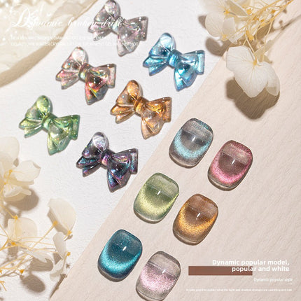 Dynamic Crushed Diamond Crystal Cat Eye Nail Polish Glue