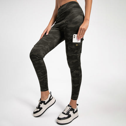 Elastic tight fitness women's leggings