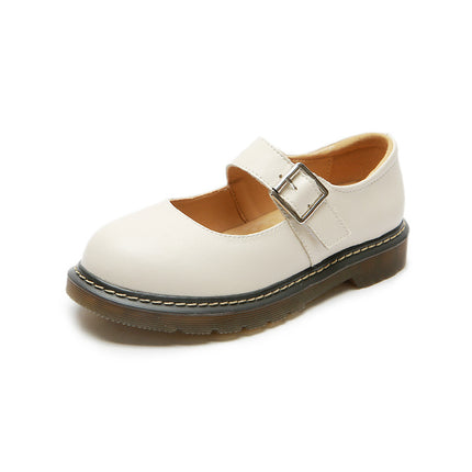 Classic Round Toe Mary Jane Flat Shoes
