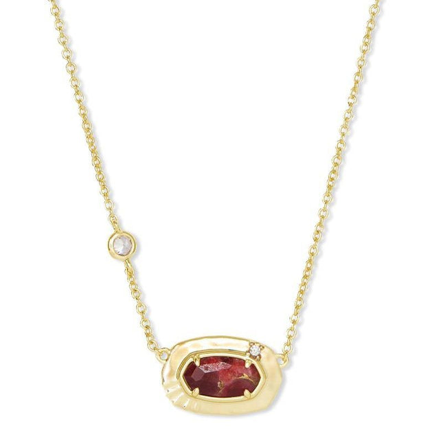 Geometric pendant necklace