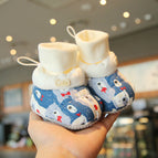 Fb-593 blue bear / Inner length 10cm 0-4 months