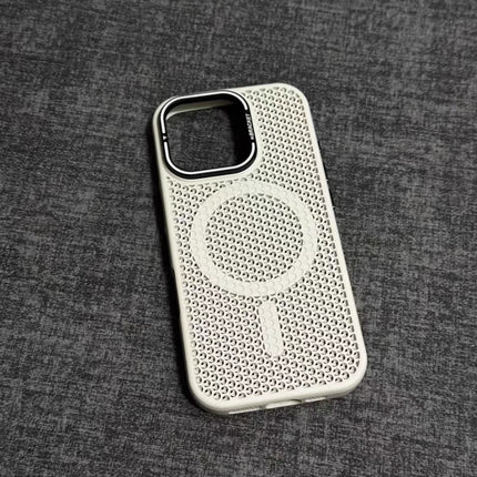 Honeycomb heat dissipation magnetic phone case