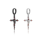 Black & white earrings (pair)