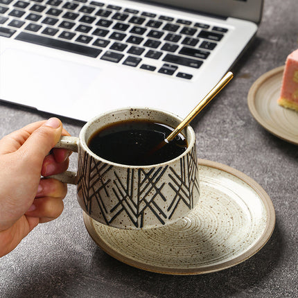 Ceramic coffee cup