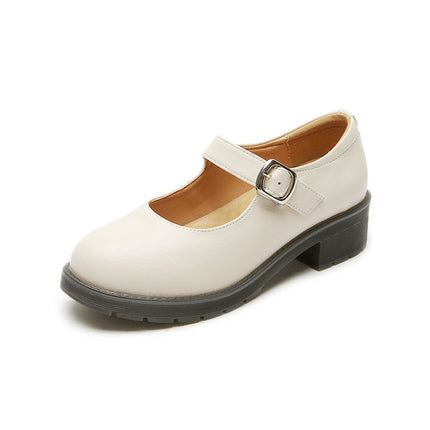 Classic Round Toe Mary Jane Flat Shoes