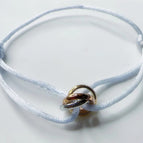 Sky Blue Three-Ring Bracelet