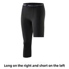 009 Black Right Cropped Pants / M