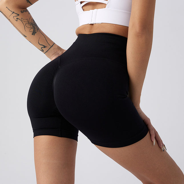 High-Waisted Yoga Shorts Breathable Sports Leggings