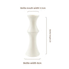 Matt milky white trumpet