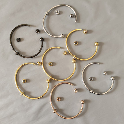 stainless steel opening bracelet