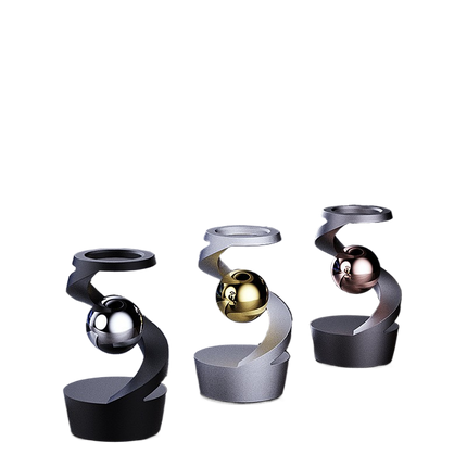 Floating gyroscope pendulum piece