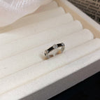 24 Ring Silver Black