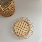 Woven Coaster with Large Hole