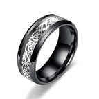 Black-Black Ring Black Silver / No. 10