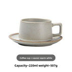Cup Saucer Set Warm White / 201-300ml