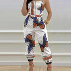 S / White butterfly print