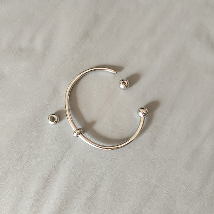 stainless steel opening bracelet