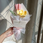 Pink tulip small bouquet