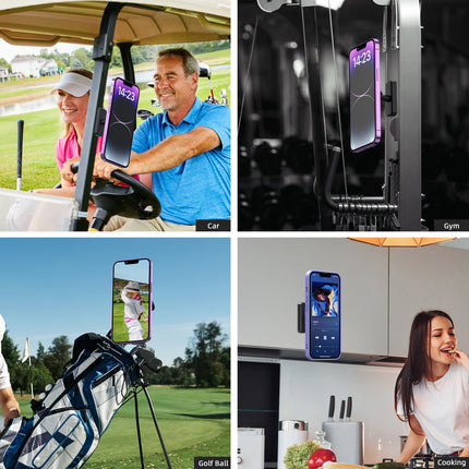 Universal Magnetic Mobile Phone Holder with 17mm Ball Head Base