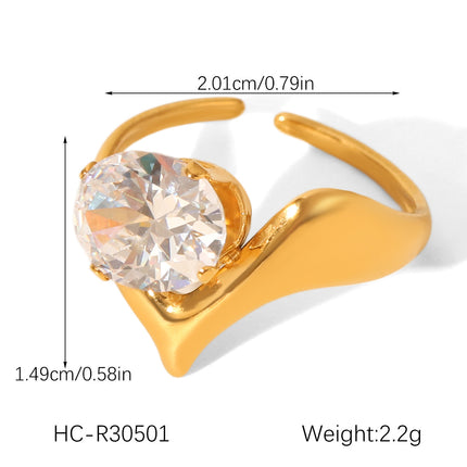 cubic zirconia ring