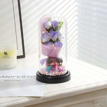 Bouquet soap flower night light